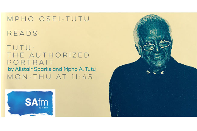 Tutu Book read on SAFM featuring Mpho Osei Tutu